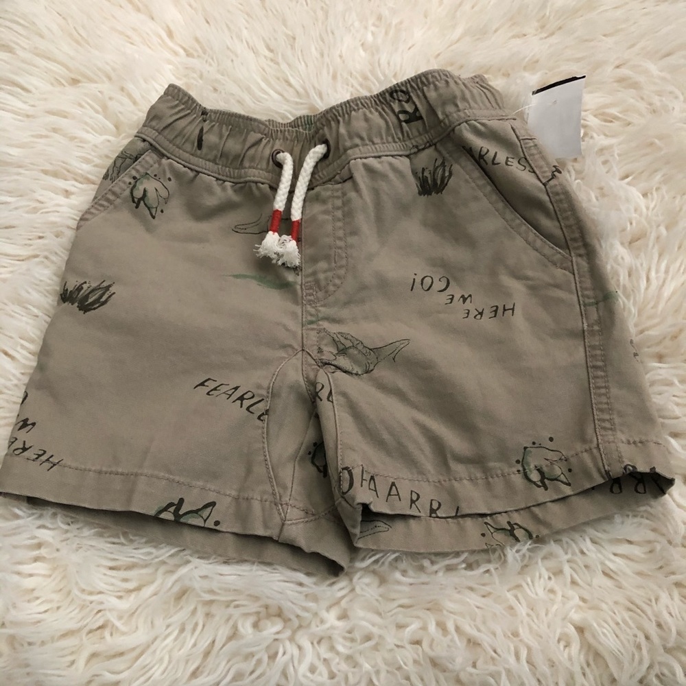 Dinosaur kahki shorts for boys